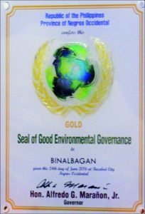 Seal of Good Environmental Governance - Gold
